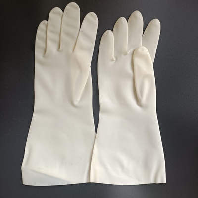 Găng tay chống hóa chất 320mm Nitrile Home White Restaurant Găng tay nitrile