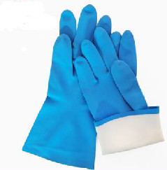 Găng tay chống dung môi Nitrile nhà bếp Găng tay công việc gia đình 15 Mil Găng tay Nitrile xanh lam