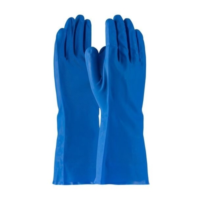 Găng tay nitrile xanh 15 Mil Xxl Găng tay chống hóa chất gia dụng Nitrile