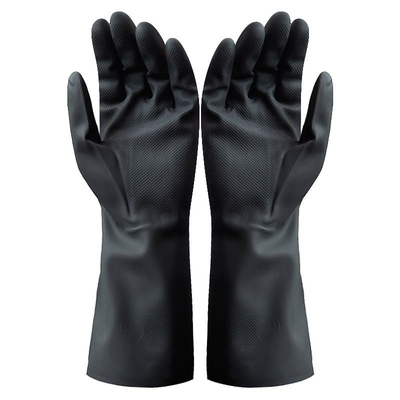 22 Mil Neoprene Găng tay hóa chất Flock Lót 13 inch Găng tay cao su Neoprene