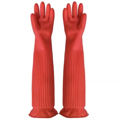 Găng tay cao su XL Extra Long Cuff 45CM 120G / Đôi Găng tay làm sạch nhà bếp