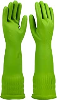 Găng tay cao su XL Extra Long Cuff 45CM 120G / Đôi Găng tay làm sạch nhà bếp