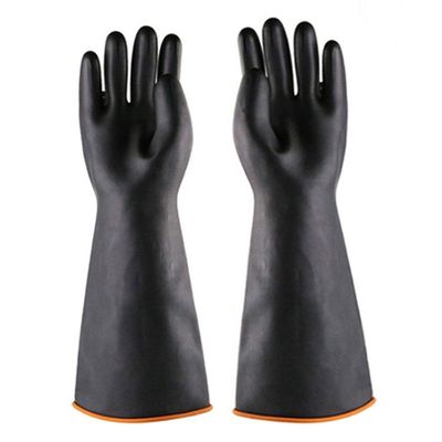 Làm dày Găng tay cao su hạng nặng Găng tay cao su siêu dài 45CM