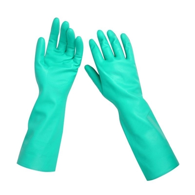 Găng tay nitrile xanh 15 Mil L XL Găng tay nitrile công nghiệp có lớp lót