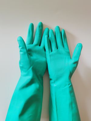 Găng tay Nitrile Xanh Lá, Đã kiểm nghiệm Hóa trị, Chống hóa chất, Găng tay dùng một lần, Thiết kế cho Y tế và Công nghiệp