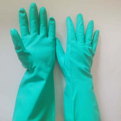 Găng tay nitrile CE được chứng nhận màu xanh lá cây có độ dày từ 8 Mil đến 20 Mil phù hợp với ngành công nghiệp y tế và phòng thí nghiệm