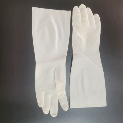 Găng tay rửa bát chống thấm nhà bếp 38cm Găng tay nitrile trắng gia dụng
