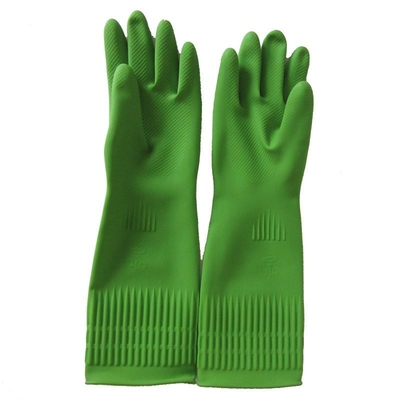 Găng tay cao su tự nhiên Extra Long Cuff Găng tay 100G / Đôi Găng tay làm sạch nhà bếp 38CM
