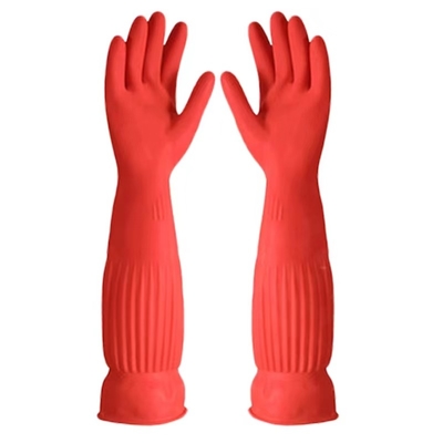 Găng tay cao su lót sàn gia đình 450mm Găng tay rửa bát cực dài
