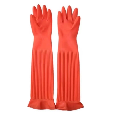 Găng tay gia đình lót sàn 55CM 195G / đôi Găng tay cao su siêu dài