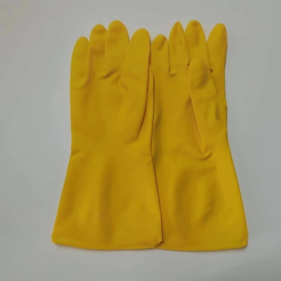 Làm đặc Găng tay cao su kháng axit Găng tay cao su gia dụng 32CM Găng tay cao su công nghiệp