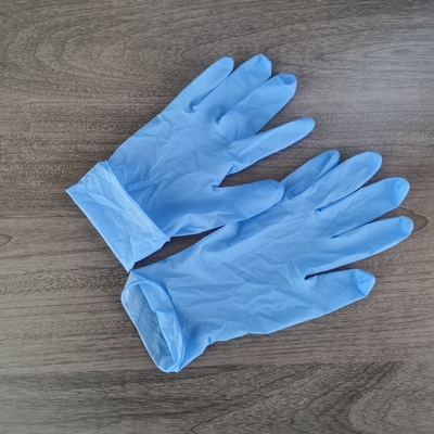 Chống hóa chất Găng tay nitrile dùng một lần Găng tay kiểm tra y tế Nitrile 23cm