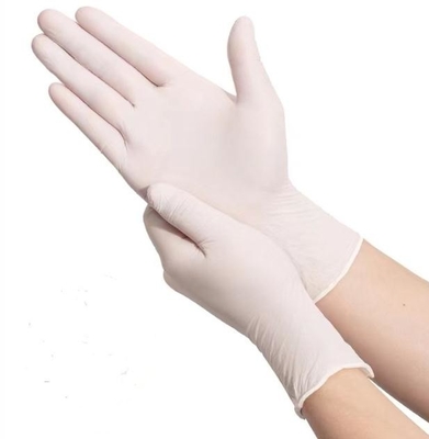 Găng tay trắng chống dị ứng dùng một lần Găng tay kiểm tra nitrile an toàn cho sức khỏe 7g