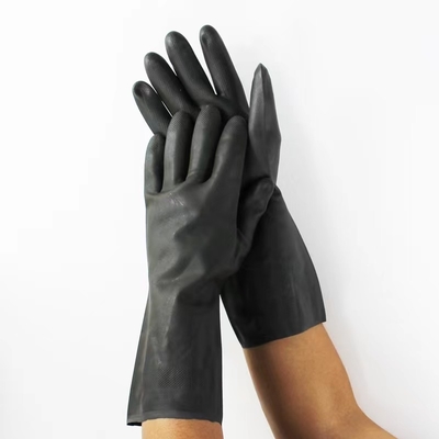 Găng tay chống hóa chất Neoprene đen 13 inch Chống cồn