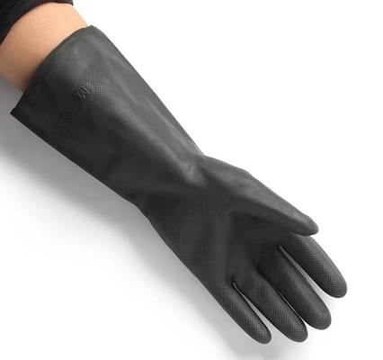 Găng tay chống hóa chất Neoprene hạng nặng 13 inch Găng tay chống cắt Neoprene công nghiệp