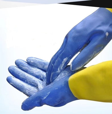 Găng tay công nghiệp Neoprene hai màu chống kiềm