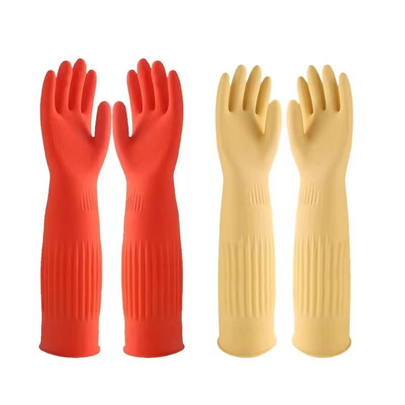 Găng TAY LATEX có lớp lót mềm mại, độ linh hoạt cao, dùng cho công việc công nghiệp trong môi trường ẩm ướt