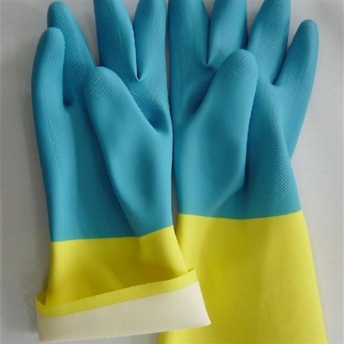 Vệ sinh nhà bếp Găng tay công nghiệp có màu Neoprene Chiều dài 33Cm Chống hóa chất